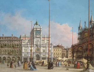 Piazza di San Marco med udsigt mod klokketårnet